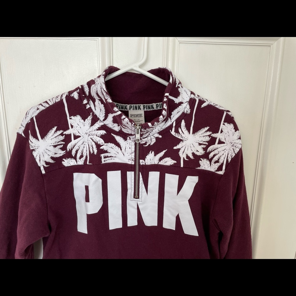 PINK Quarter zip Super Cute! - Picture 2 of 5